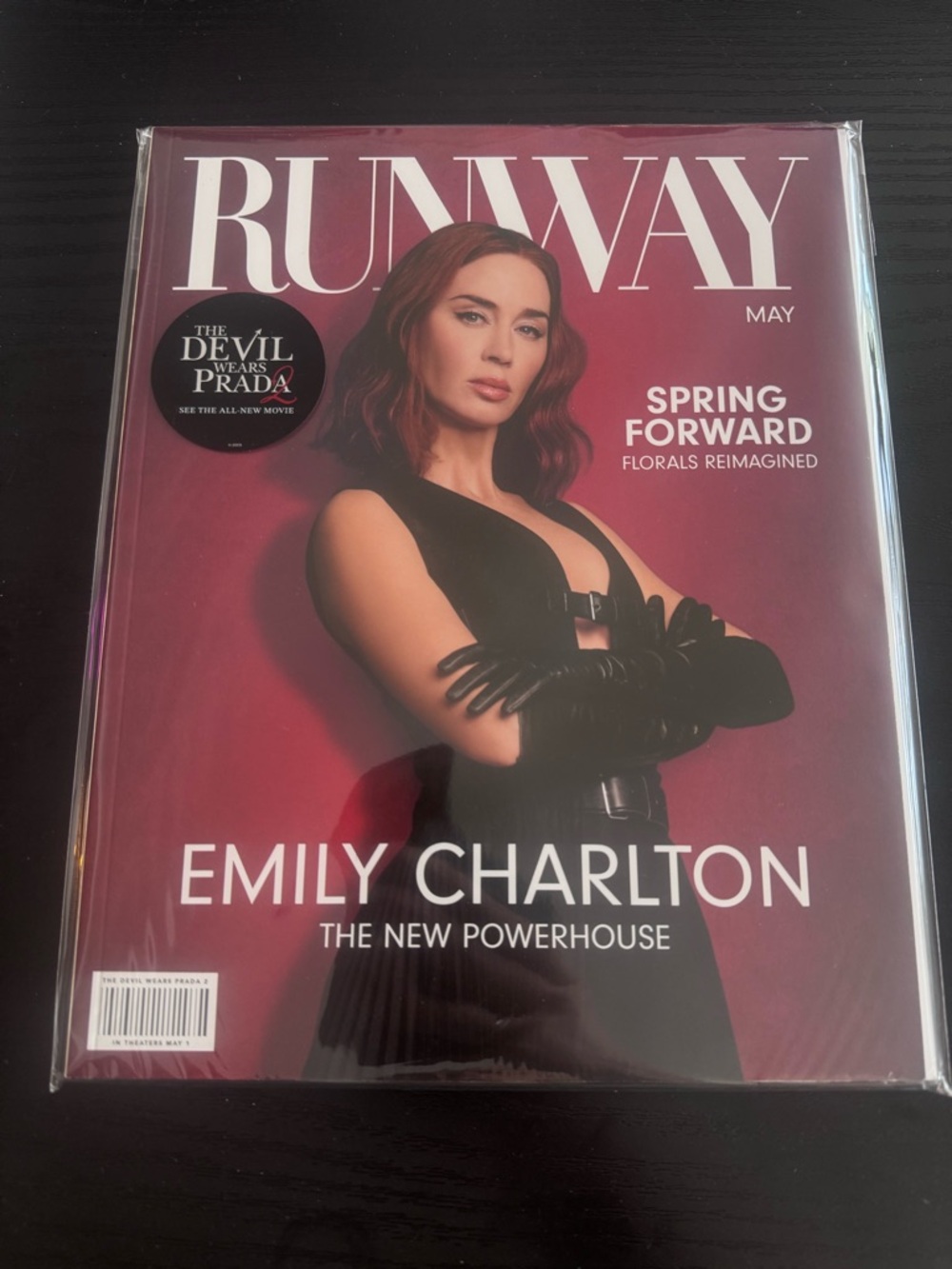 Runway Magazine May Issue - devil wears Prada 2 with Emily Charlton sealed